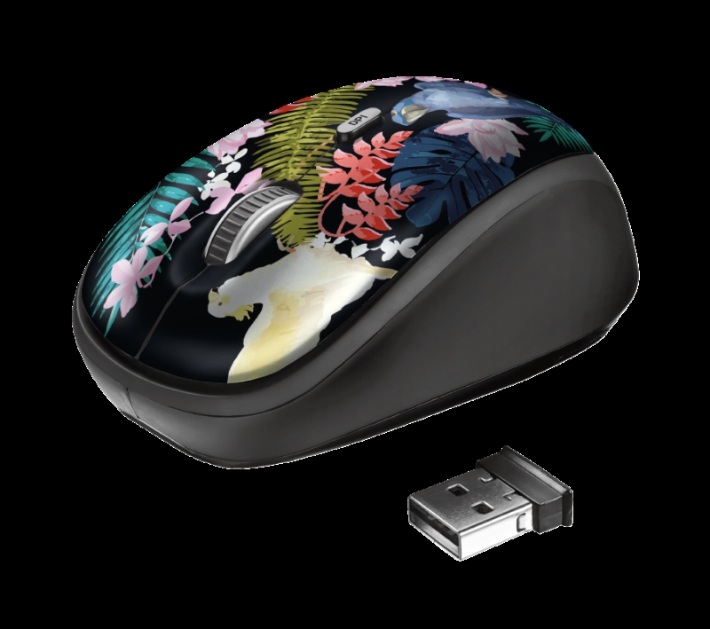 TRUST YVI WIRELESS MOUSE PARROT